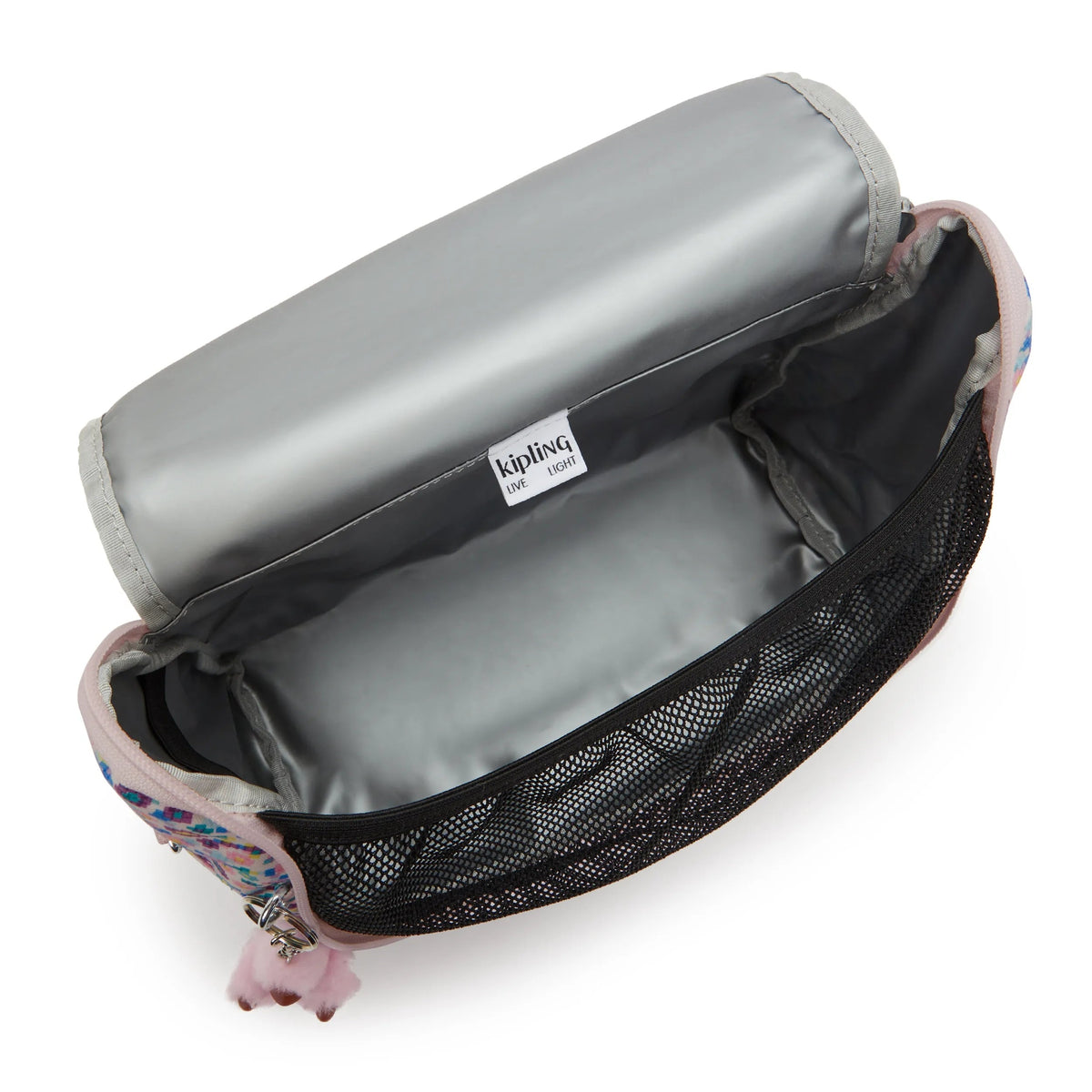 Kipling - حقيبة غداء معزولة كيروشي بطبعة زهور رقمية جديدة Kipling - حقيبة غداء معزولة كيروشي بطبعة زهور رقمية جديدة
