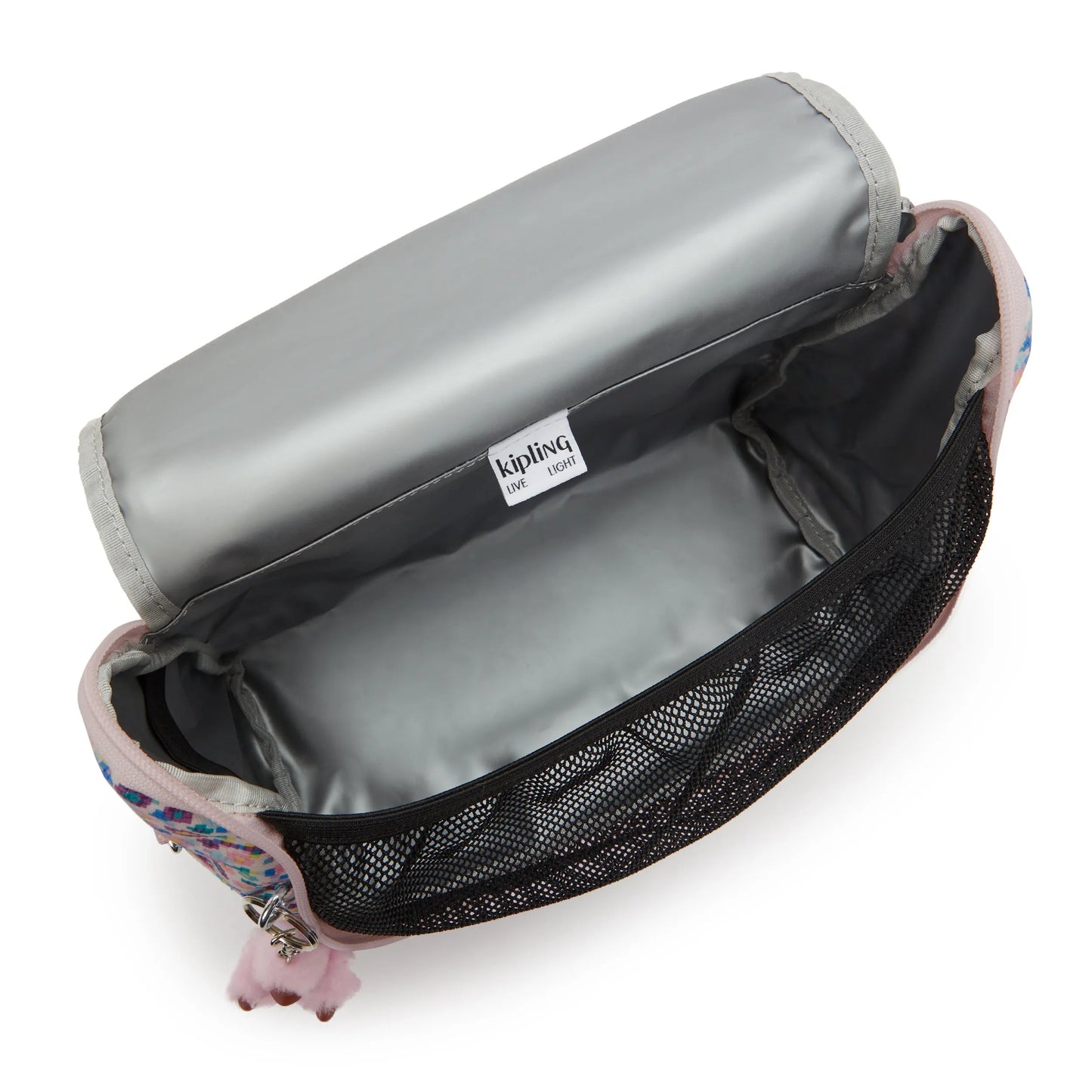 Kipling New Kichirou Insulated Lunch Bag Digi Flower Print - detail view