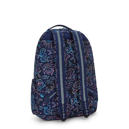 Kipling SEOUL LAP Backpack Disco Fish - side view