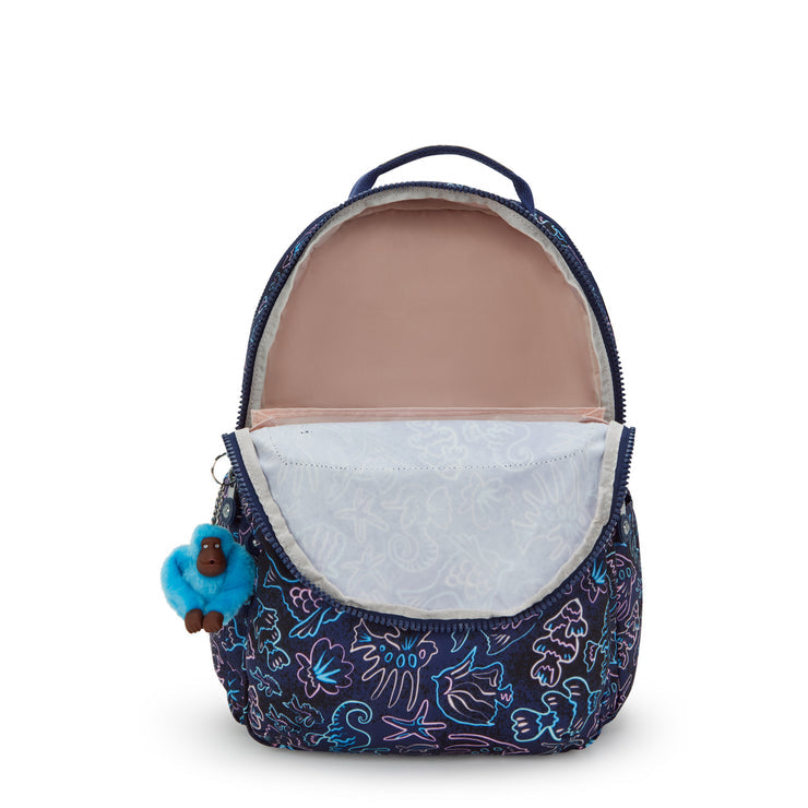 Kipling SEOUL LAP Backpack Disco Fish - detail view
