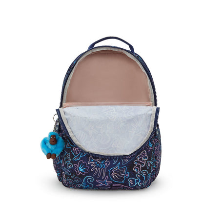 Kipling SEOUL LAP Backpack Disco Fish - detail view