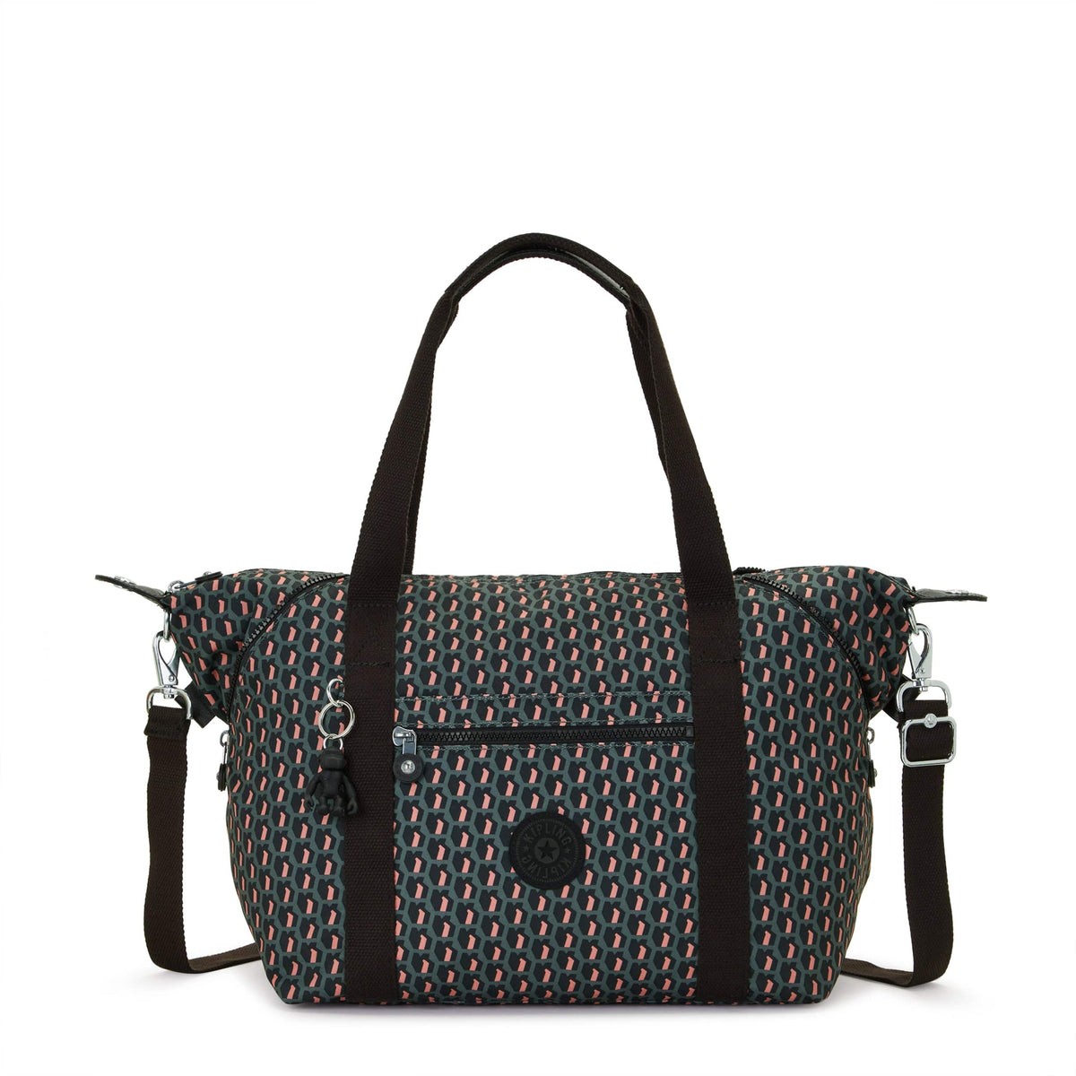Kipling - حقيبة حمل آرت ثلاثية الأبعاد لون وردي K | متوسط Kipling - حقيبة حمل آرت ثلاثية الأبعاد لون وردي K | متوسط