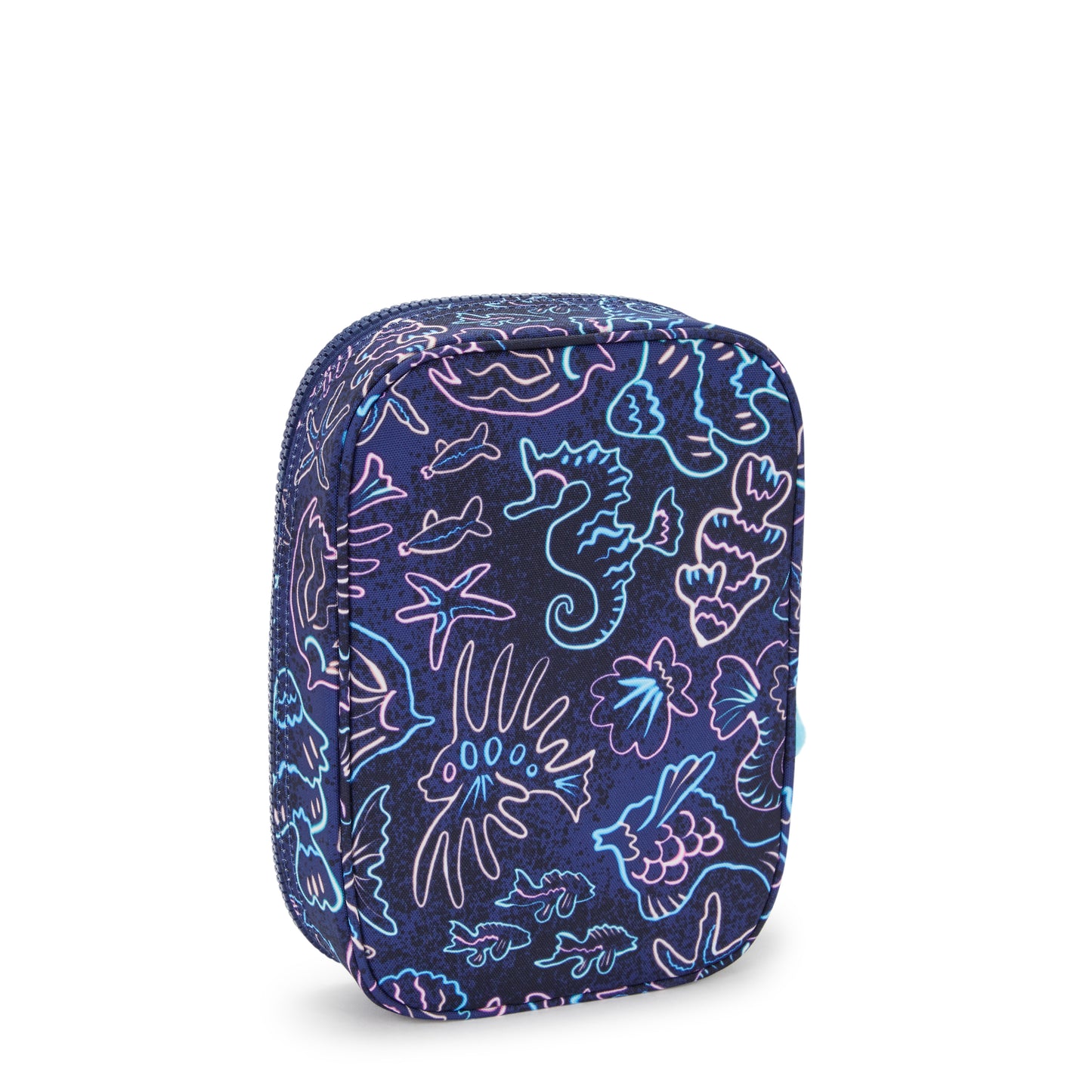 Kipling 100 PENS Large Pencase Disco Fish - open view