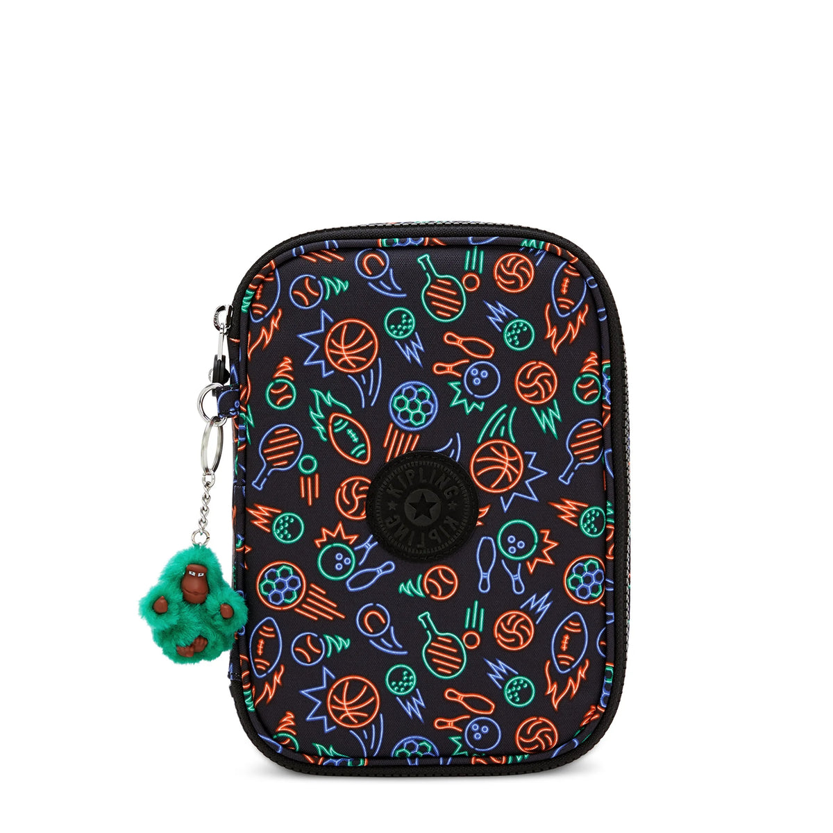 Kipling 100 Pens Large Pencase Sport Doodle - front