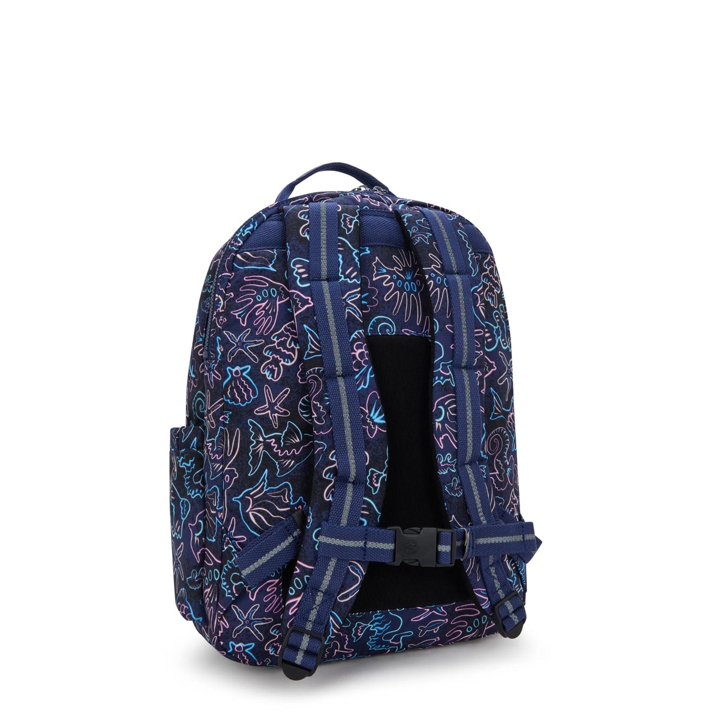 Kipling SEOUL COLLEGE EXTRA Backpack Disco Fish - side