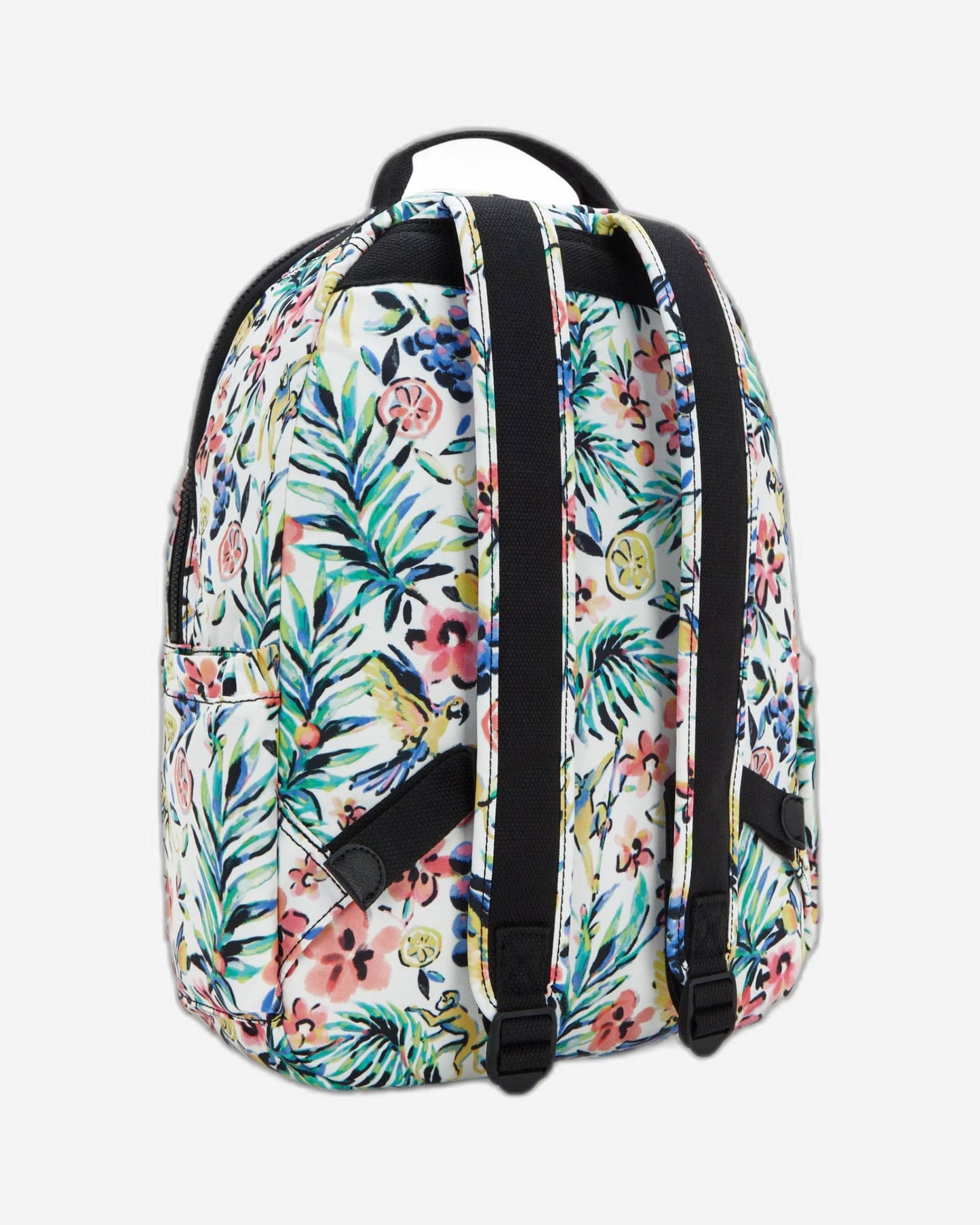 Kipling SEOUL Large Backpack Cocktail Floral - side view