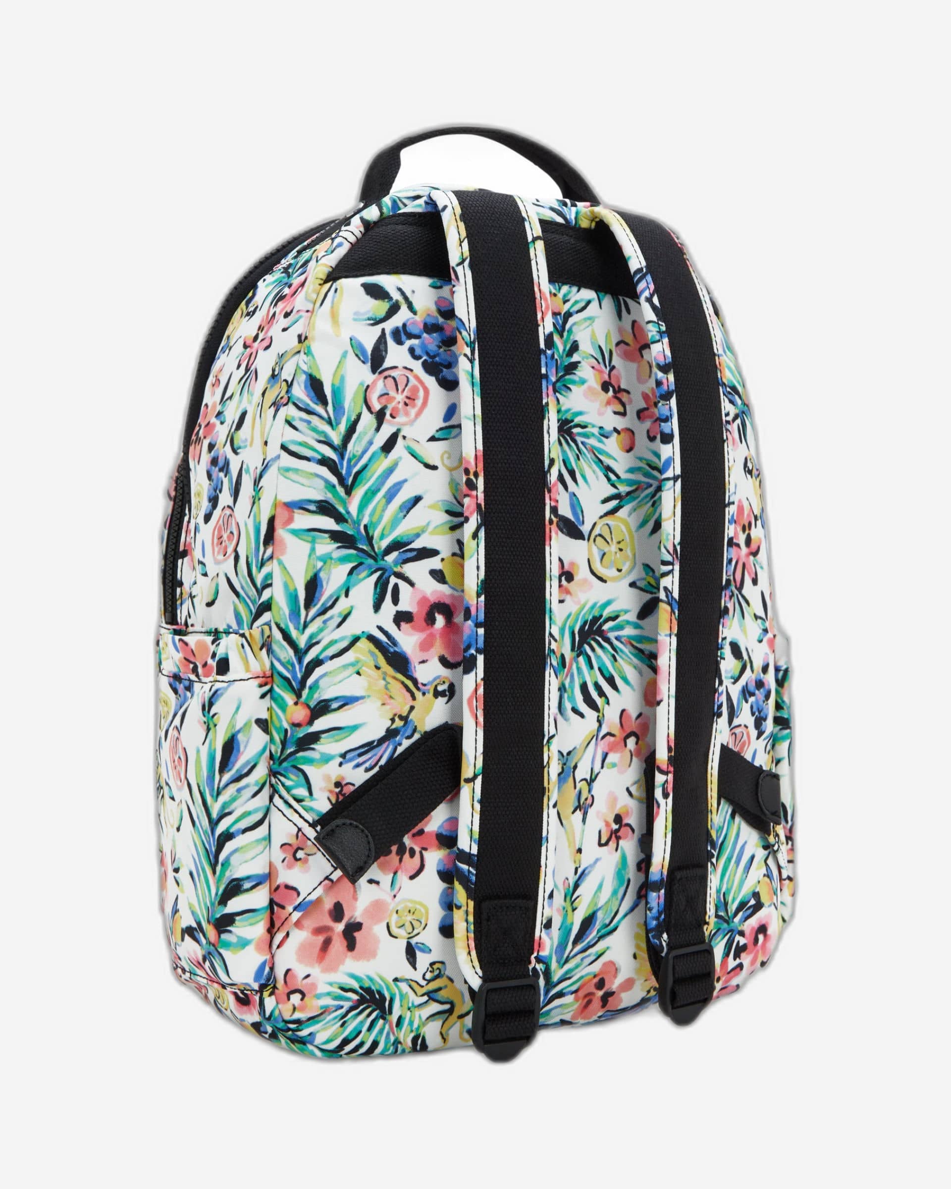 Kipling SEOUL Large Backpack Cocktail Floral - side view