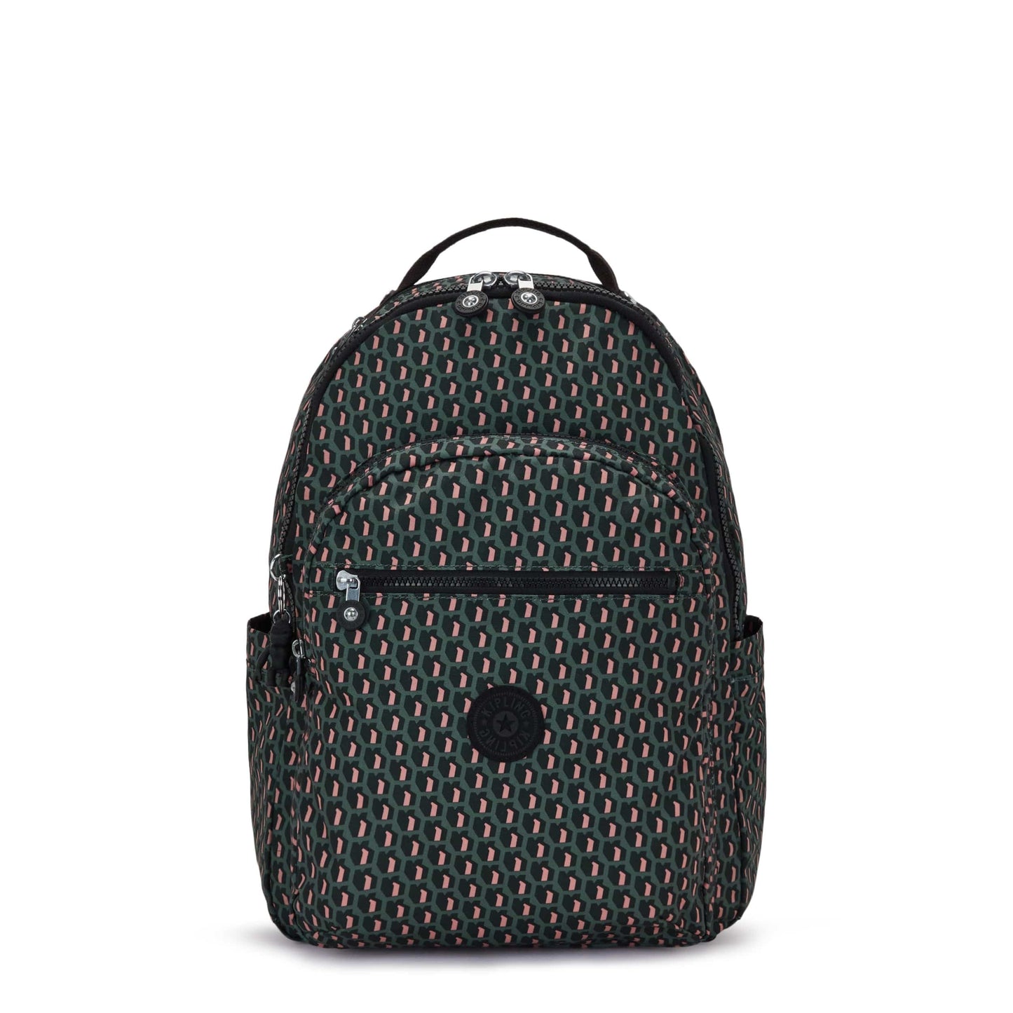 Kipling SEOUL Large Backpack 3D K Pink - front view