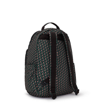 Kipling SEOUL Large Backpack 3D K Pink - side view