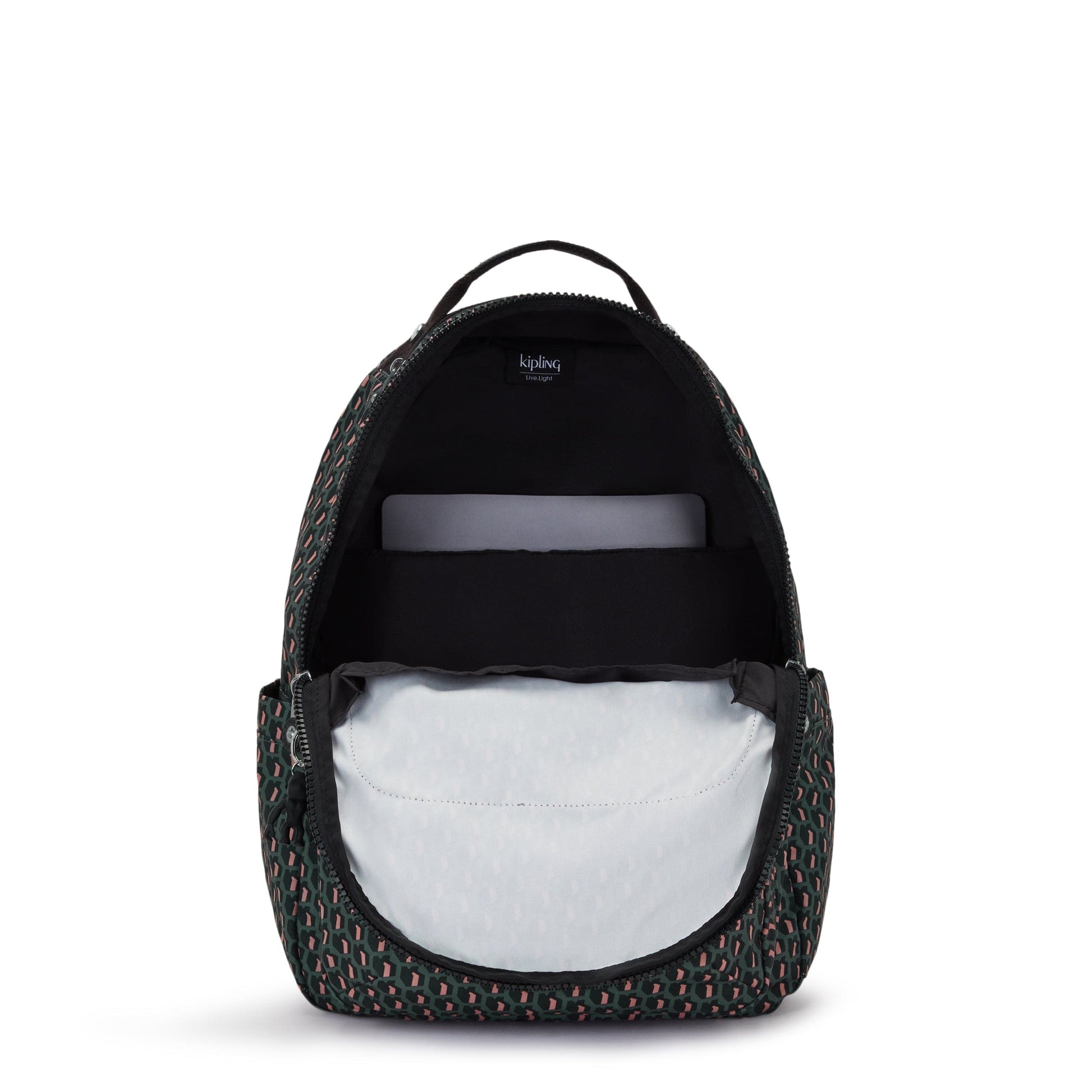 Kipling SEOUL Large Backpack 3D K Pink - back view