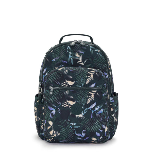 Kipling SEOUL Backpack Moonlit Forest - front view