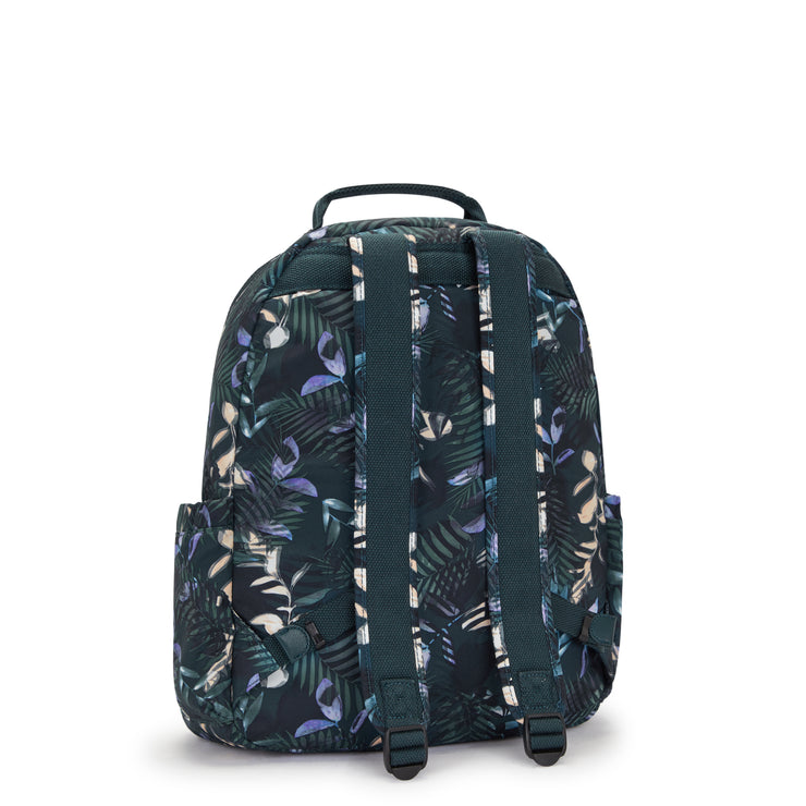 Kipling SEOUL Backpack Moonlit Forest - side view