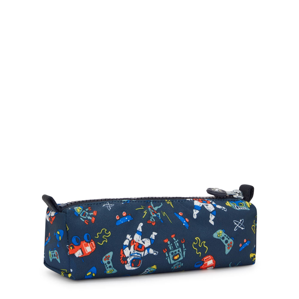 Kipling FREEDOM Pencil Case Space Game Print - detail view
