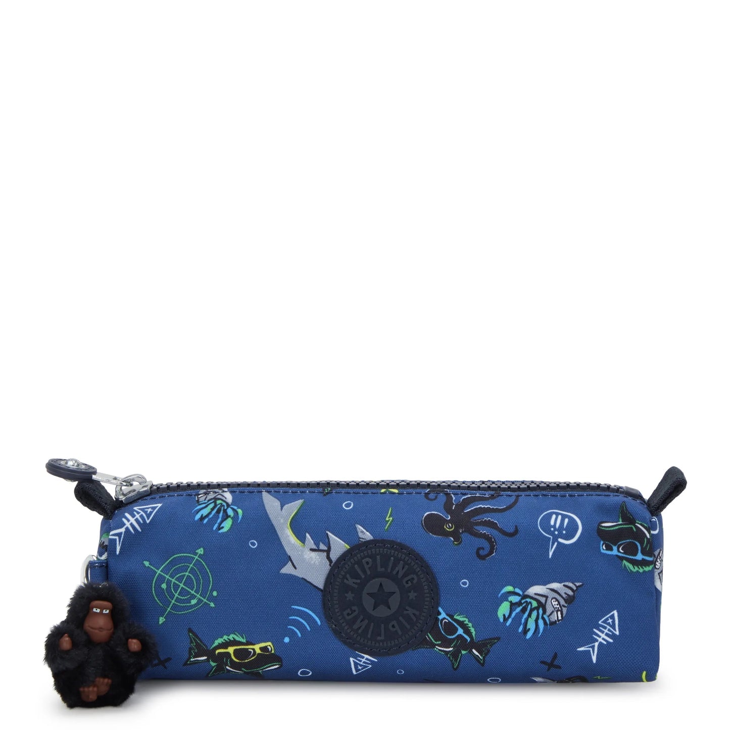 Kipling Freedom Pencase Undersea Party Medium - front view