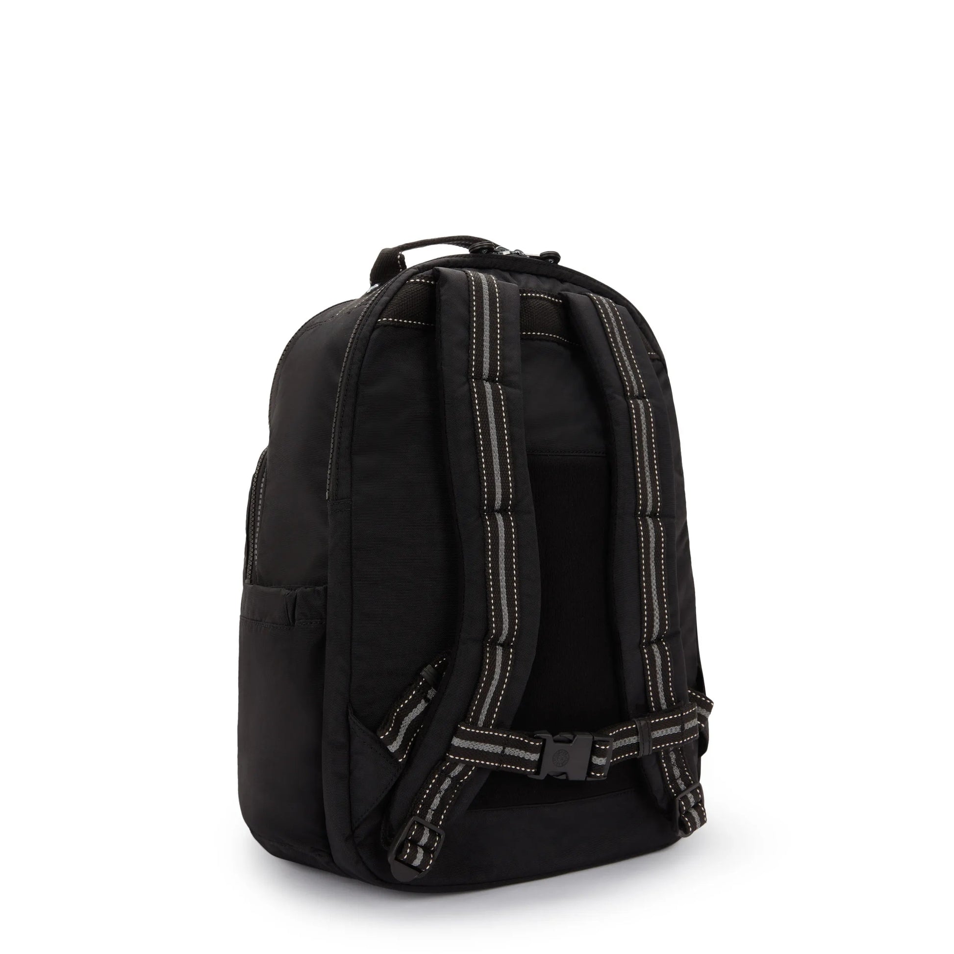 Kipling SEOUL College Extra Backpack True Black - side view