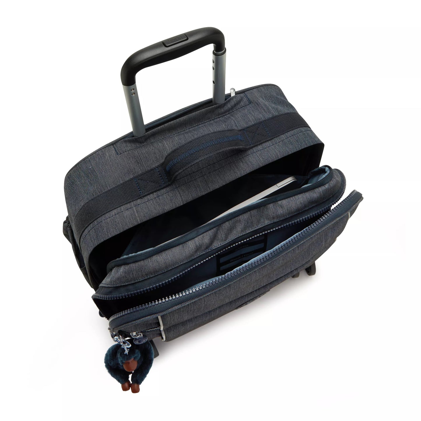 Kipling NEW STORIA 4-Wheeled School Bag Marine Navy - detail view