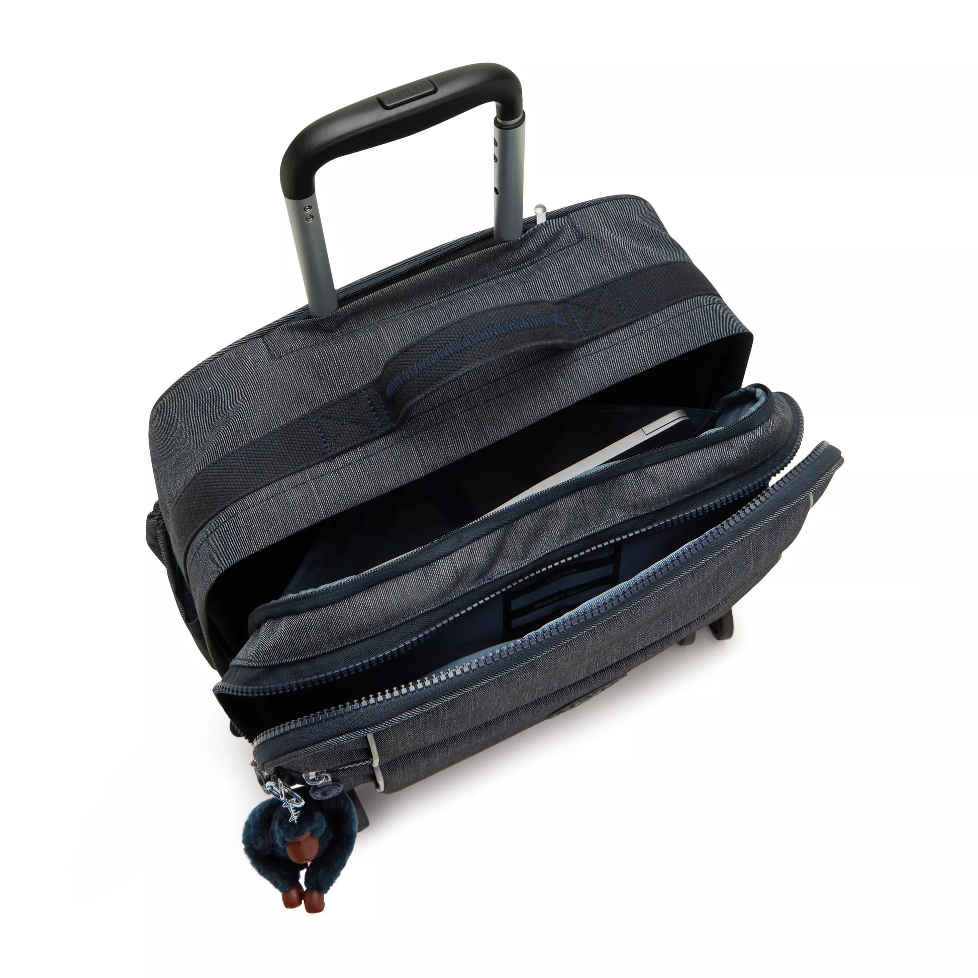 Kipling NEW STORIA 4-Wheeled School Bag Marine Navy - detail view