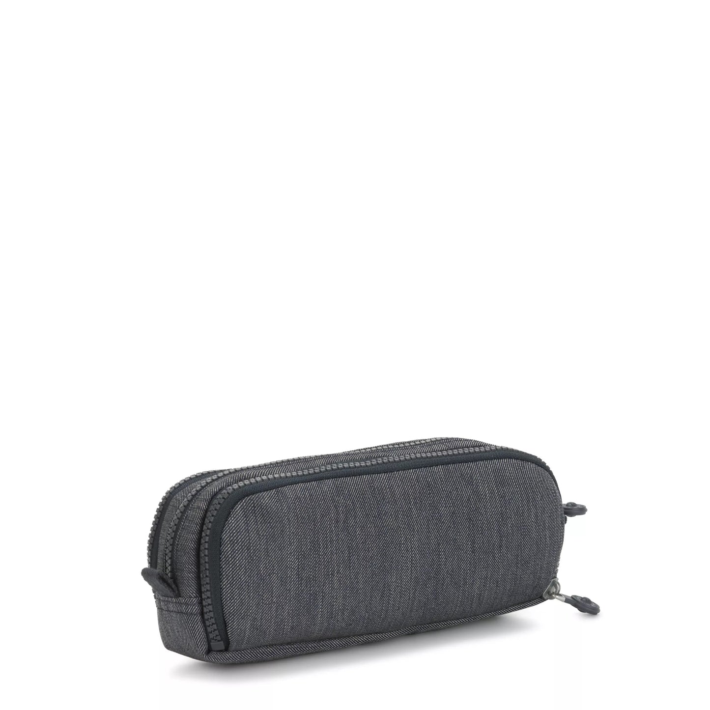 Kipling Gitroy Large Pencil Case Marine Navy - open view showing pen loops