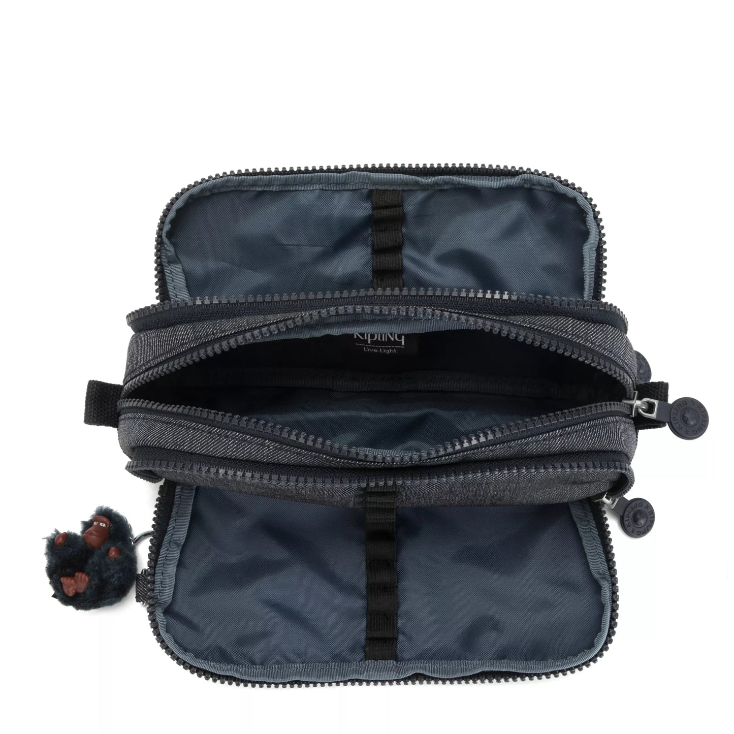 Kipling Gitroy Large Pencil Case Marine Navy - detail view