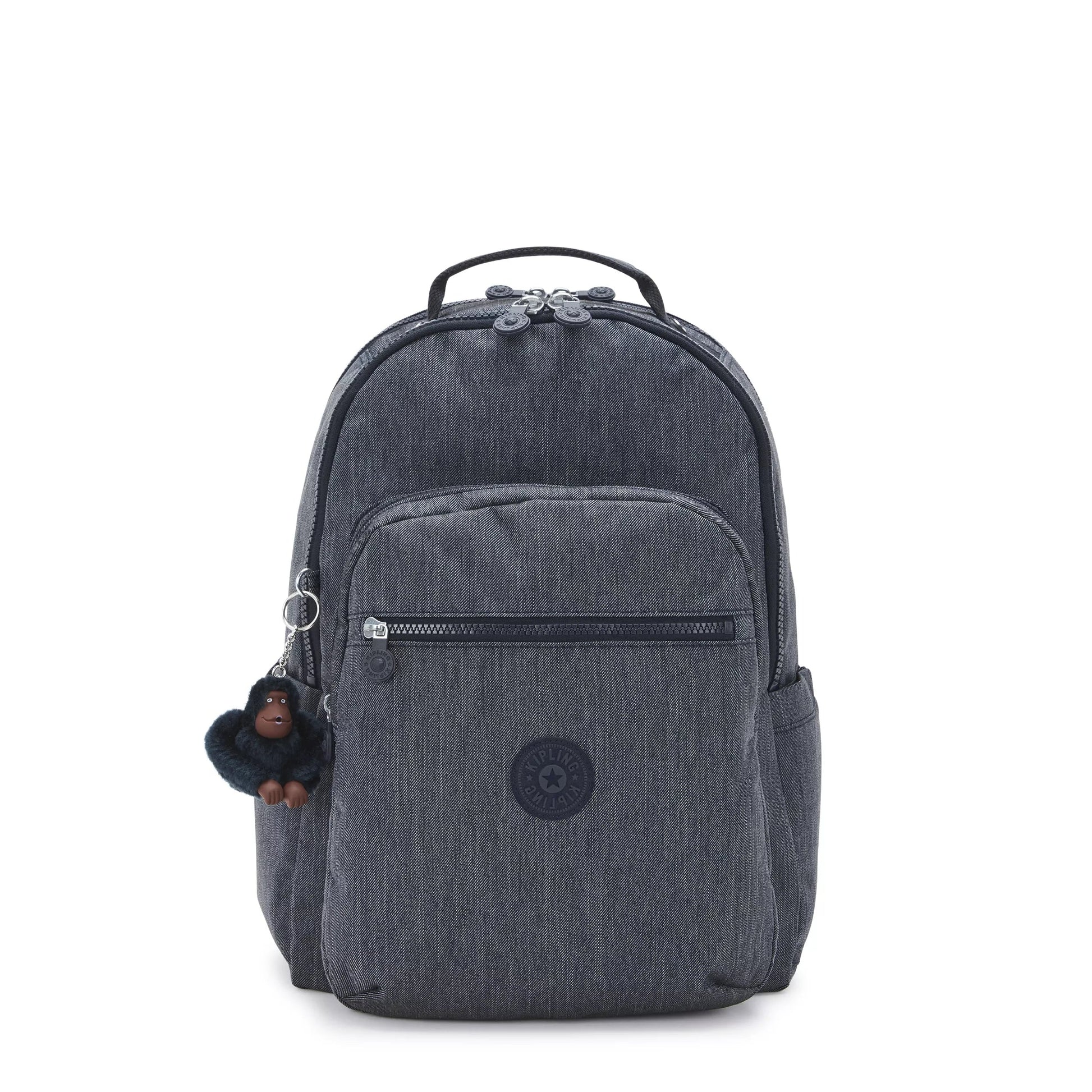 Kipling SEOUL LAP Backpack Marine Navy - front view