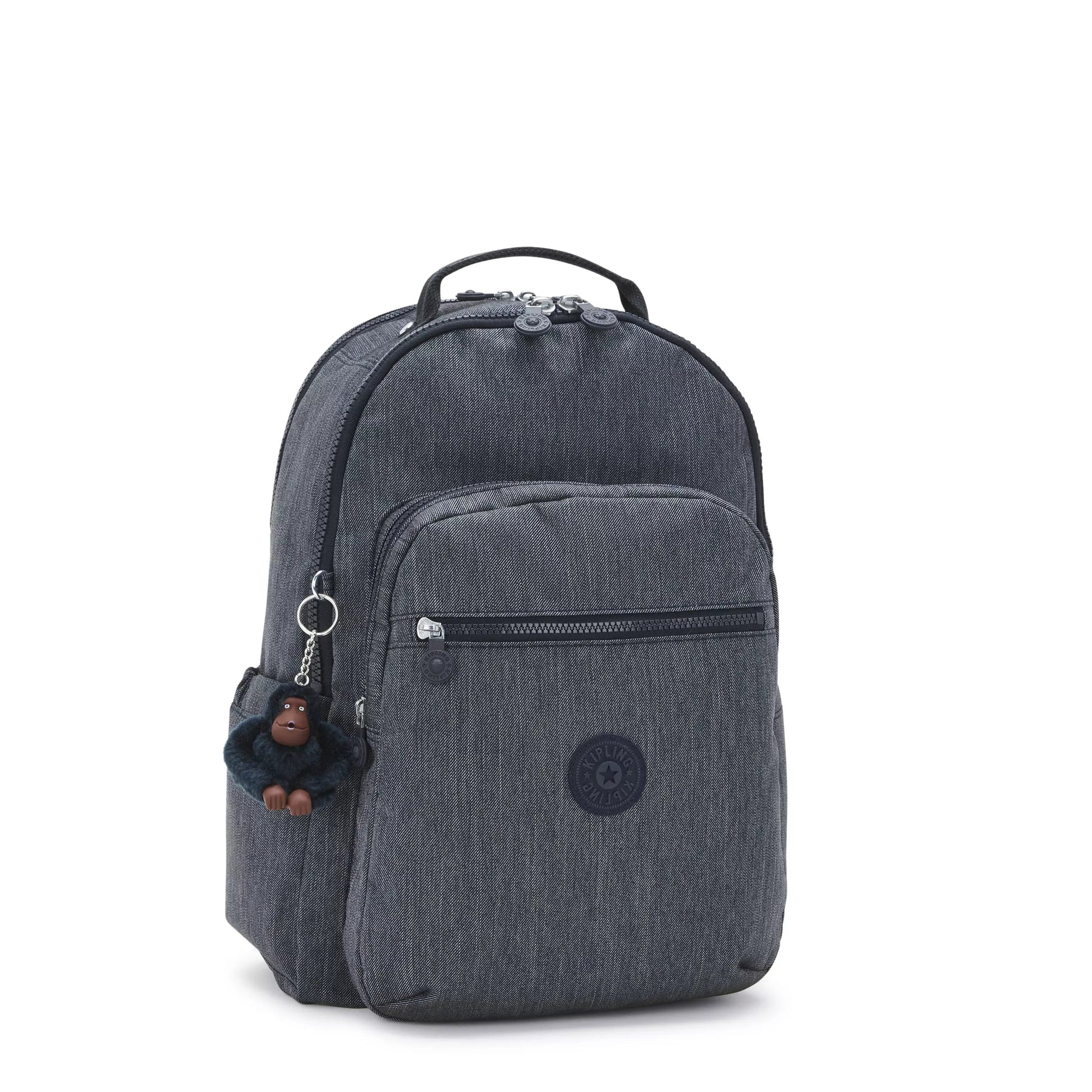 Kipling SEOUL LAP Backpack Marine Navy - laptop compartment