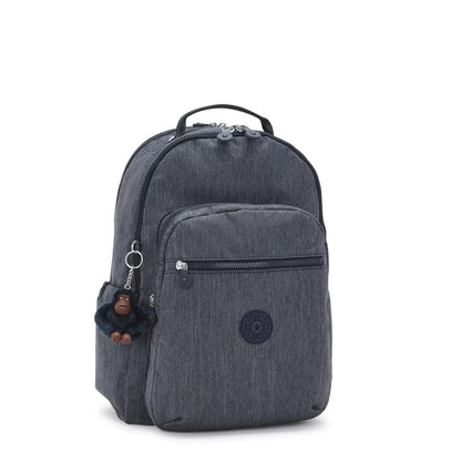 Kipling SEOUL LAP Backpack Marine Navy - laptop compartment
