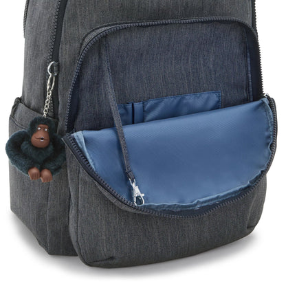 Kipling SEOUL LAP Backpack Marine Navy - side view