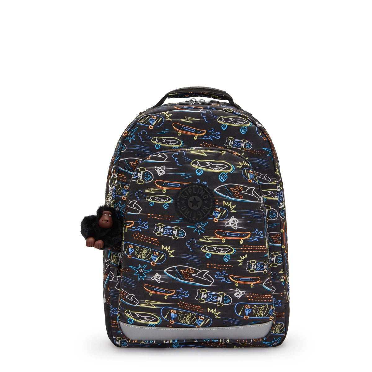 Kipling Class Room Backpack Neon Skate Large - front view