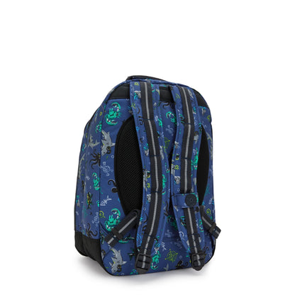 Kipling Class Room Backpack with Laptop Protection - Undersea Party - side view
