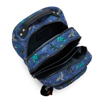 Kipling Class Room Backpack with Laptop Protection - Undersea Party - detail view