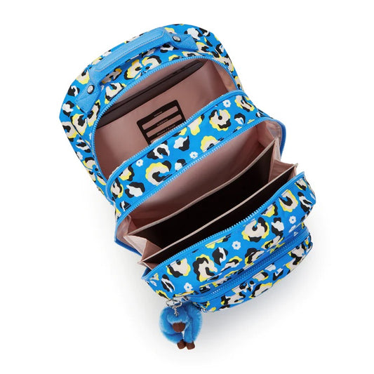 Kipling - Class Room Backpack w Laptop Protection Leopard Floral — BambiniJO Jordan