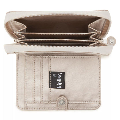 Kipling MONEY LOVE Metallic Wallet Metallic Glow - detail view