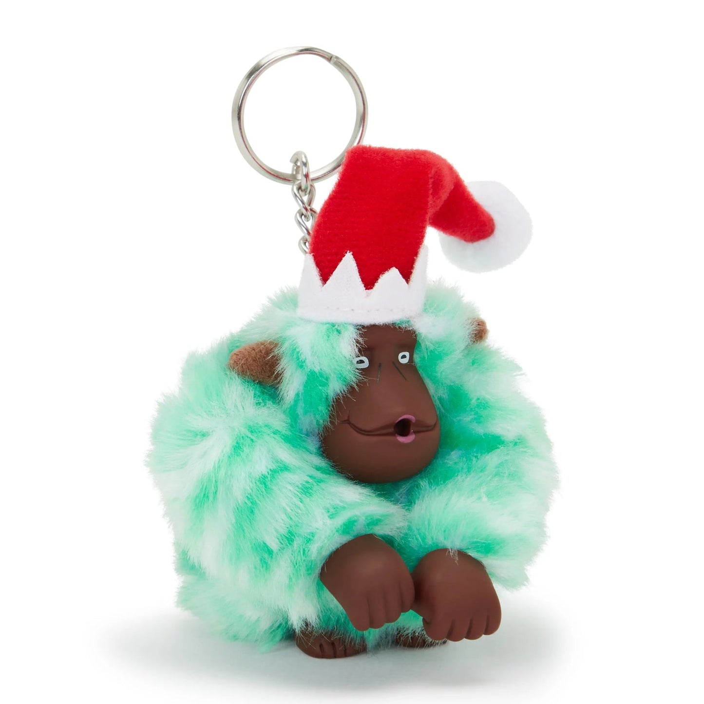 Kipling Elf Monkey Keychain Elf Green - side