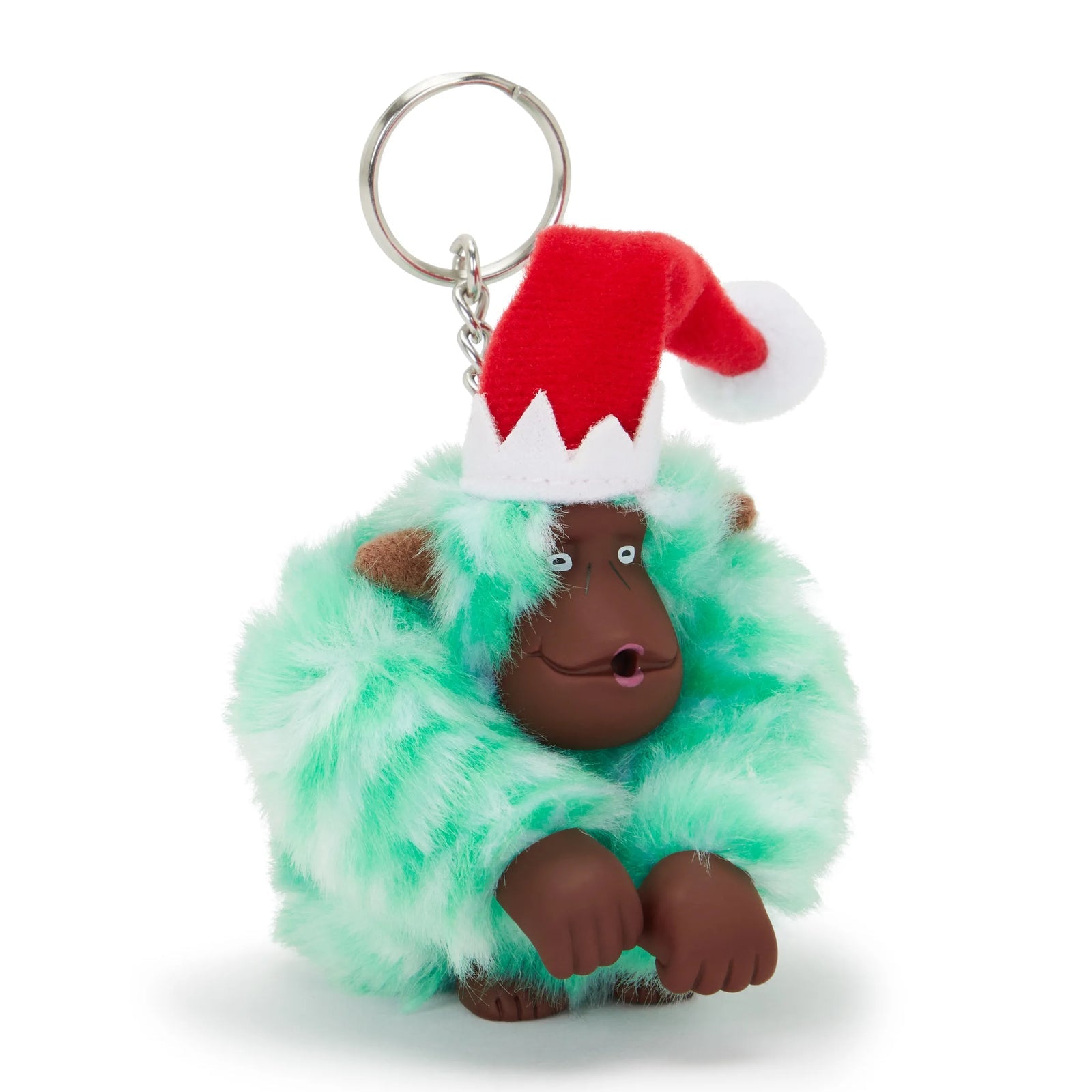 Kipling Elf Monkey Keychain Elf Green - side