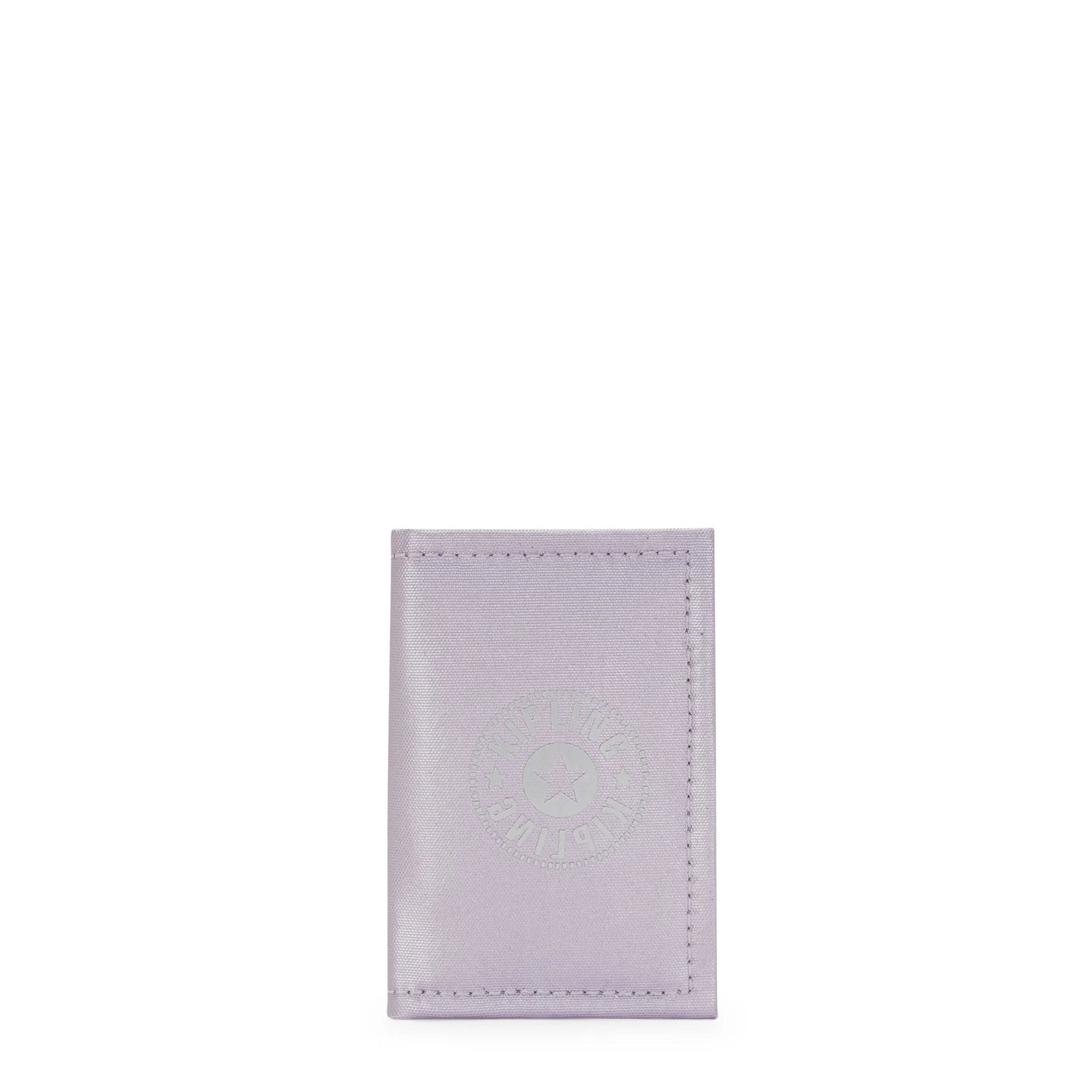 Kipling ITTA Card Holder Lilac Moon Metallic Block - front view