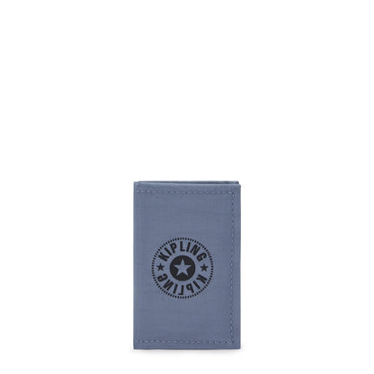 Kipling ITTA Card Case Blue Stone Block - front view