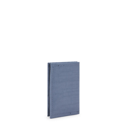 Kipling ITTA Card Case Blue Stone Block - open view