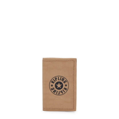 Kipling ITTA Card Holder Early Tan Block - front view