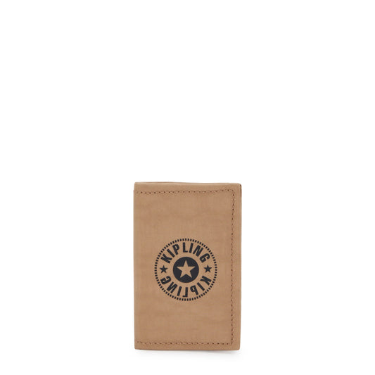 Kipling ITTA Card Holder Early Tan Block - front view — BambiniJO Jordan