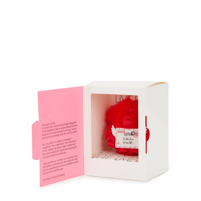 Kipling Valentine Letter Monkey Keychain Letter Red 5BW - detail