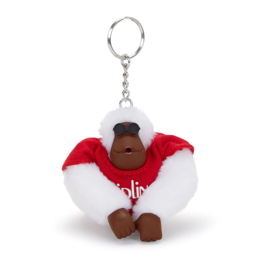 Kipling PEANUTS MONKEY Joyful White Collector Keychain