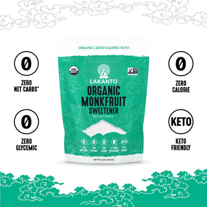 Lakanto Organic Classic Monk Fruit Sweetener 1:1 sugar replacement