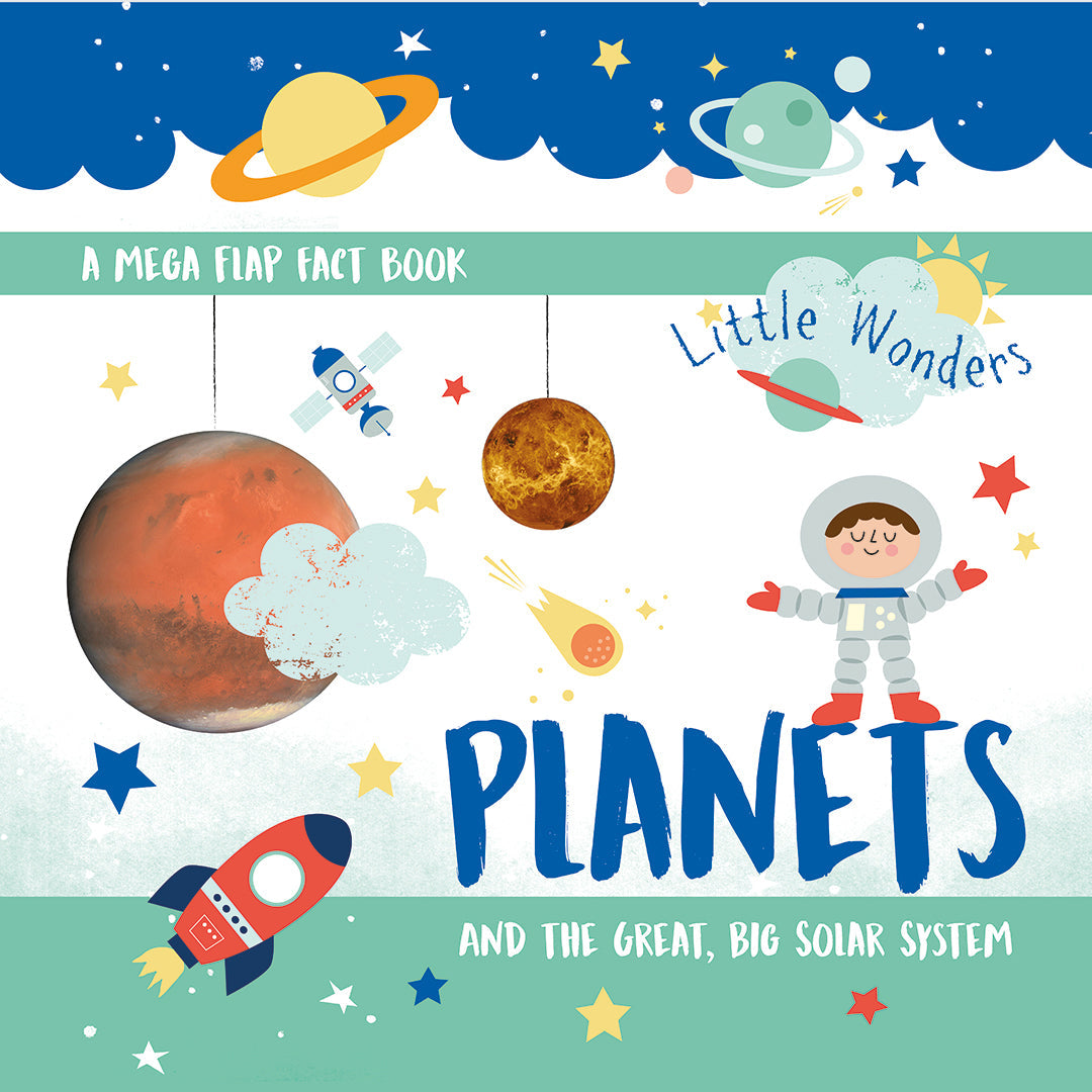 Little Wonders - Multi-Flap Book: Planets | 1-2Y