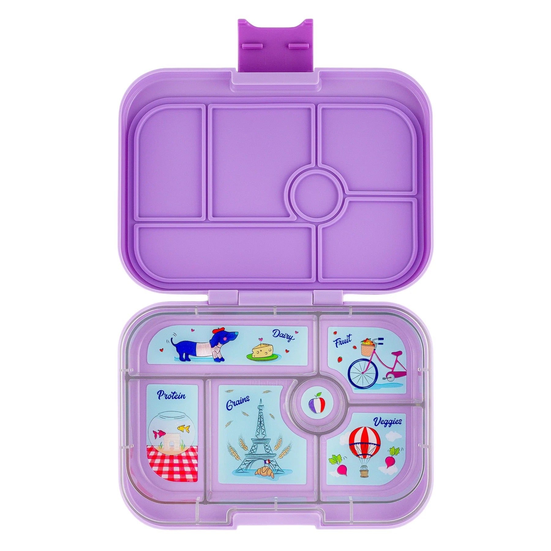 Yumbox - Bento Box | 6 Compartments | Paris | Lulu Purple Yumbox - Bento Box | 6 Compartments | Paris | Lulu Purple
