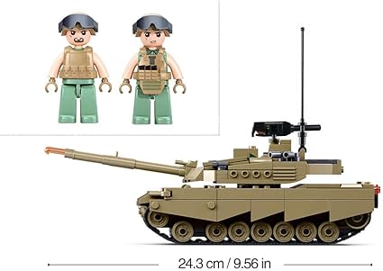 Sluban - ARMY-OEF-M1XS Main Battle Tank | 314pcs | 6Y+ Sluban - ARMY-OEF-M1XS Main Battle Tank | 314pcs | 6Y+