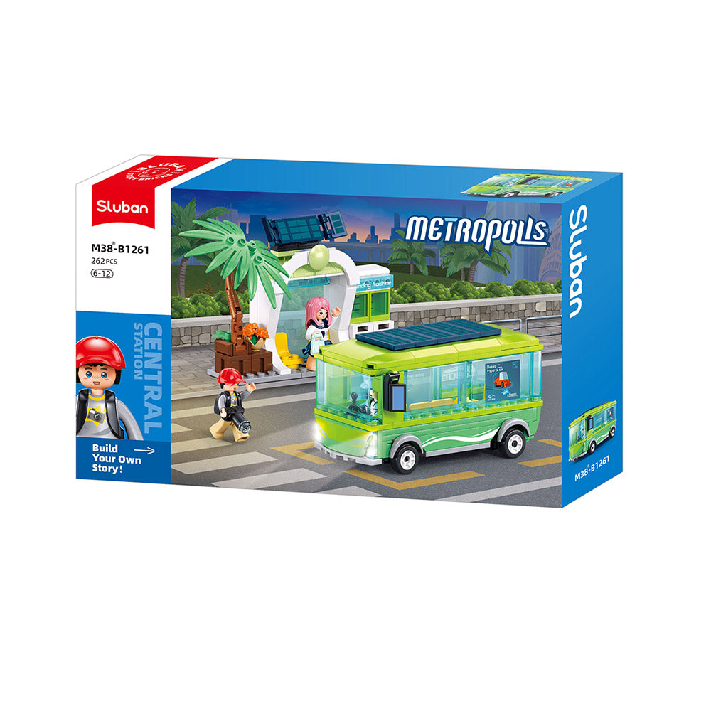 Sluban - Metropolis New Energy Bus | 239pcs | 6Y+