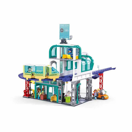 Sluban Metropolis Central Train Station 592pcs 7Y+ — BambiniJO Jordan