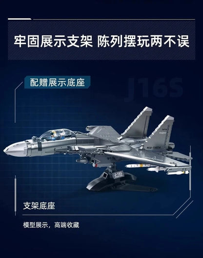 Sluban - ModelBricks - 1/44 Scale J16 AIRCRAFT CARRIER | 1041pcs | 7Y+