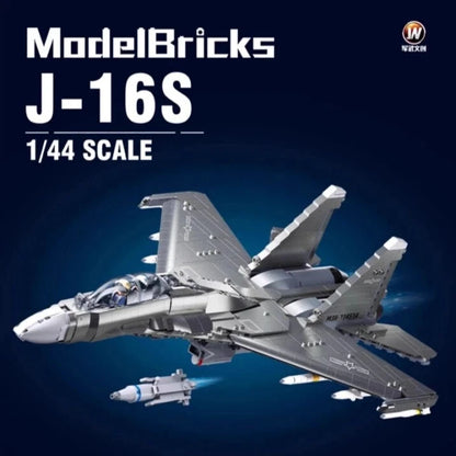 Sluban - ModelBricks - 1/44 Scale J16 AIRCRAFT CARRIER | 1041pcs | 7Y+