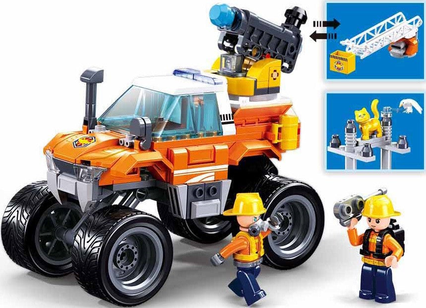 سلوبان - مركبة إنقاذ المدينة - لعبة سحب للخلف | ٢٧٢ قطعة | ٦ سنوات فما فوق